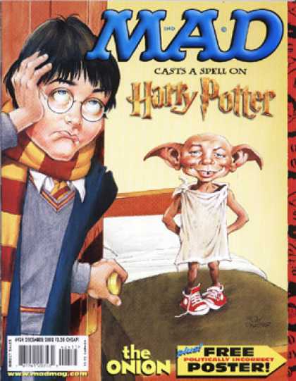 Mad 424 - Harry Potter - Dobby - The Onion - Gryffindor - Fantasy