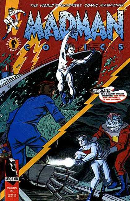 Madman 3 - Ship - Water - Lightning Olt - Cave - Mechanical Hand - Mike Allred