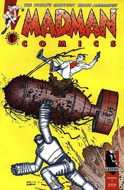 Madman 7 - Dark Horse Comics - Tnt - Bomb - Robot - Legend
