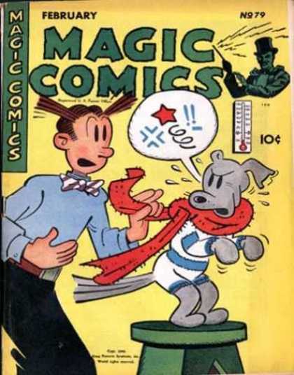 Magic Comics 79 - February - Thermometer - Dog - Man - Scarf