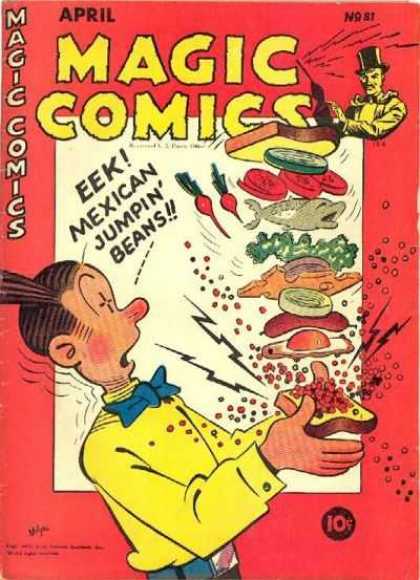 Magic Comics 81 - Mexican Comics - Magic Food Comics - 10 Cent Comic Books - April Edition Comics - Magic Food
