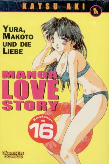Manga Love Story 4 - Katsu Aki - Yuramakoto Und Die Liebe - Manga Girl - Carlsen Comics - Swimsuit