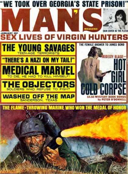 Man's Magazine - 1/1966