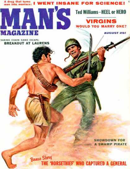 Man's Magazine - 8/1956
