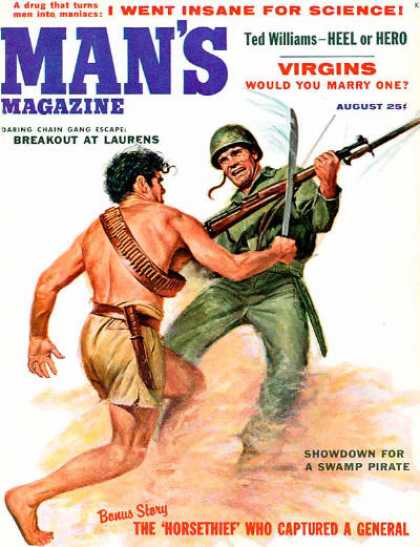Man's Magazine - 8/1956