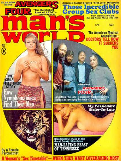 Man's World - 4/1974