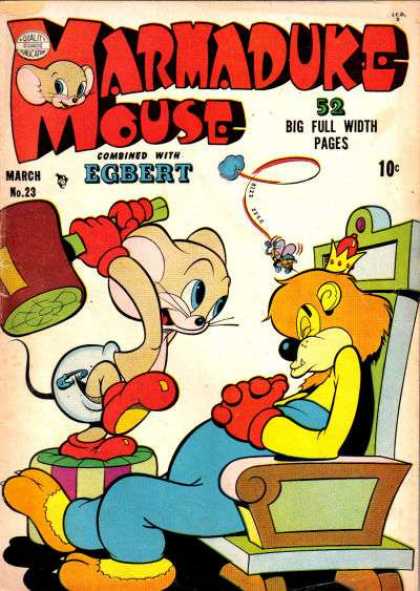 Marmaduke Mouse 23 - Hammer - Egbert - March - Crown - Throne