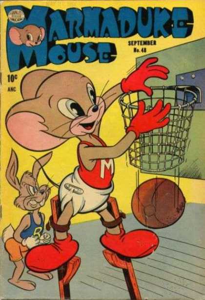 Marmaduke Mouse 48 - September - Ball - Ledder - Bunny - Basket
