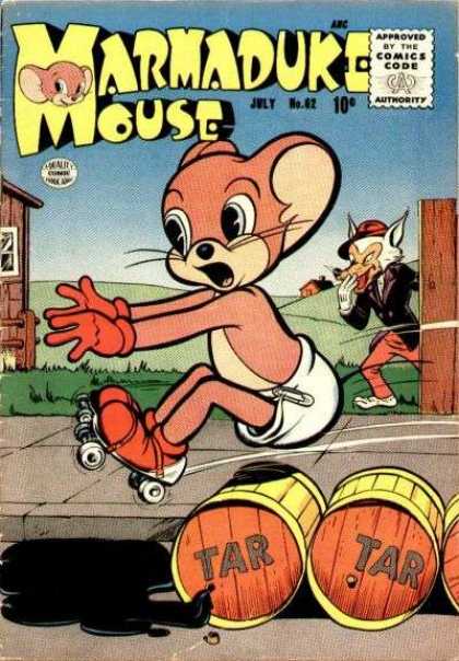Marmaduke Mouse 62 - Marmaduke Mouse - July No 02 - Mouse - Diaper - Wolf