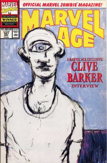 Marvel Age 107 - Clive Barker