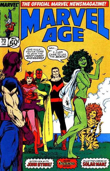 Marvel Age 70 - Marvel - Hulk - January 1970 - John Byrne - Solarman - John Byrne