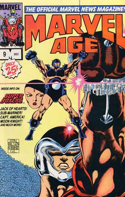 Marvel Age 9 - Ron Wilson - Armand Gil - Super Boxers - Captain America - Sub-mariner