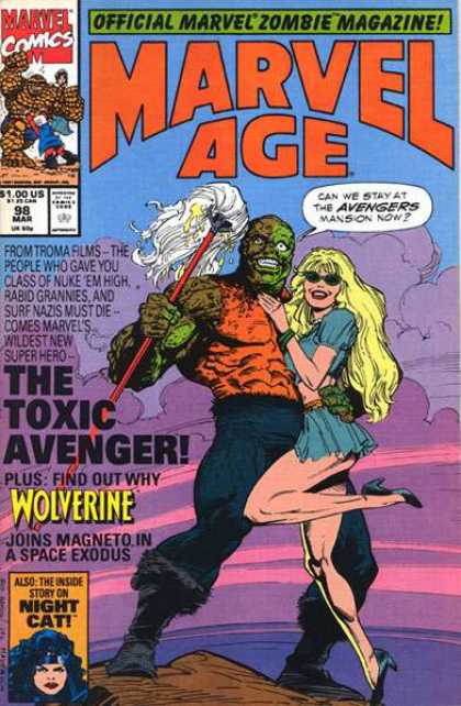 Marvel Age 98 - Toxiv Avenger - Blonde - Wolverine - Nop - Mutant