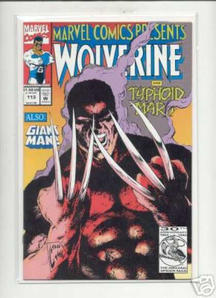 Marvel Comics Presents 113 - Wolverine - Typhoid Mars - Giant Man - 30th Anniversary - Claws - Sam Kieth