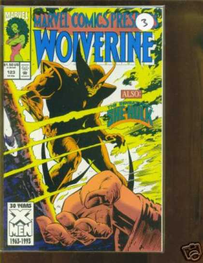 Marvel Comics Presents 123 - Wolverine - X-men - The Hulk - 1993 - 30 Year Anniversary - James Fry