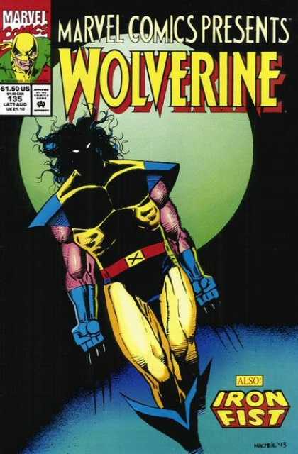 Marvel Comics Presents 135 - Iron Fist - Wolverine - Moon - Animal - Human