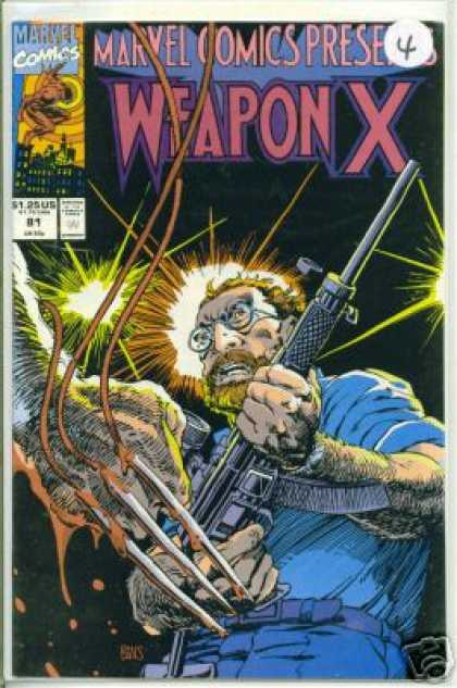 Marvel Comics Presents 81 - Weapons - Claws - Glasses - Gun - Wolverine - Mark Chiarello, Mike Mignola