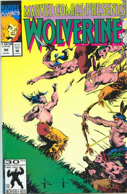 Marvel Comics Presents 96 - Marvel - Marvel Comics - Wolverine - Logan - Fight - Sam Kieth