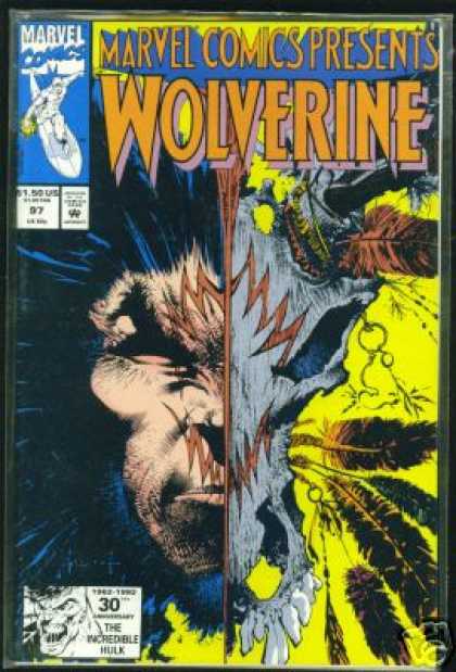 Marvel Comics Presents 97 - Wolverine - Marvel - Bull - Skull - Feathers - Sam Kieth