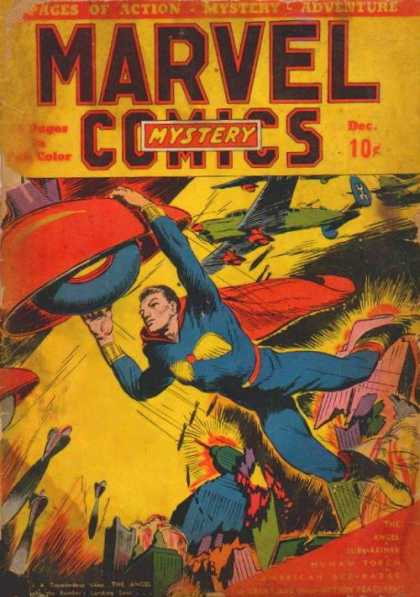 Marvel Comics 2 - Mystery - Planes - Flying - Cape - Super