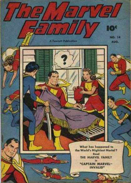 Marvel Family 14 - Marvel Family - 10 C - Worlds Mightiest Mortal - Captain Marvel - Invalid