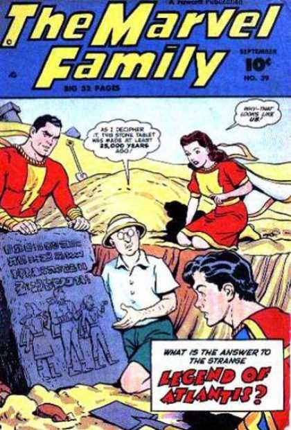 Marvel Family 39 - Legend - Superwoman - Desert - Crypt - Secret