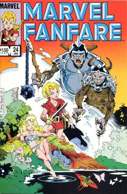 Marvel Fanfare 24 - Marvel - Helmet - Horns - Monsters - Sword - Dave Ross