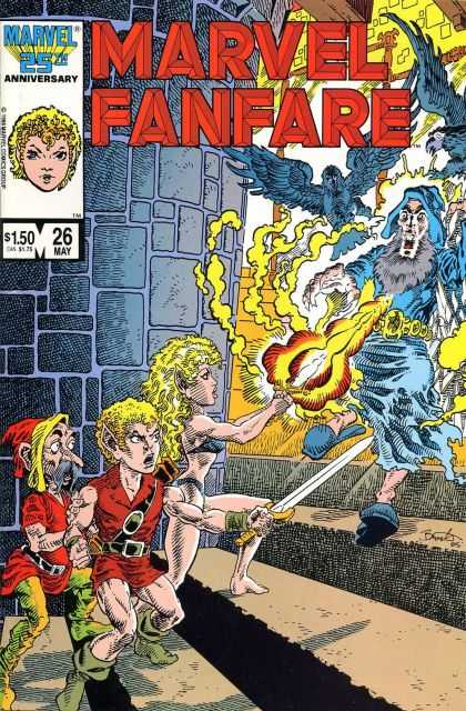 Marvel Fanfare 26 - Elf - Black Birds - Magic - Sword - Fantasy