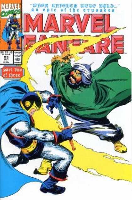 Marvel Fanfare 53 - Marvel Comics - Approved By The Comics Code Authority - 225 Us - Sword - 53 Oct
