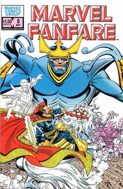 Marvel Fanfare 8 - Marvel Comics Group - 8 May - 150 - Can 175 - Sword - Carmine Infantino, Terry Austin