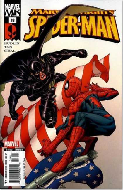 Marvel Knights Spider-Man 18 - Marvek Mk - Hudlin - Tan - Sibal - Direct Edition - Morry Hollowell, Steve McNiven