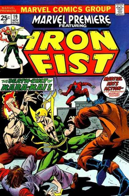Marvel Premiere 19 - Iron Fist - Death-cult - Kara-kai - Dagger - Martial Arts Action