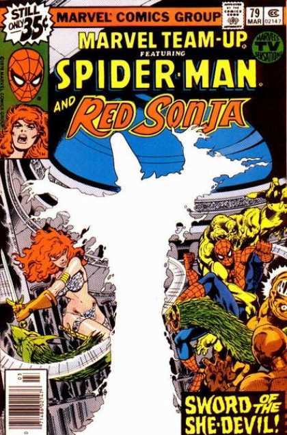 Marvel Team-Up 79 - Comics Code - Spider-man - Red Sonja - Comics Group - Sword Of The She-devil - John Byrne, Terry Austin