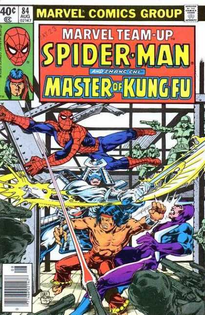 Marvel Team-Up 84 - Spider-man - Marvel - 84 - Aug - Master Of Kung Fu - Steve Leialoha