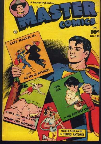 Master Comics 125 - Captain Marvel Jr - Nyoka The Jungle Girl - Tom Mix - Ozzie And Babs - Serials