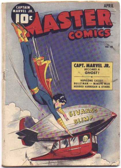 Master Comics 49 - Capt Marvel Jr - Ghost - Blimp - Minute Man - Bulletman