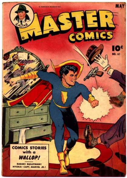 Master Comics 61 - Cap - Gun - Comis Stories With A Wallop - Bulletman - Marvel