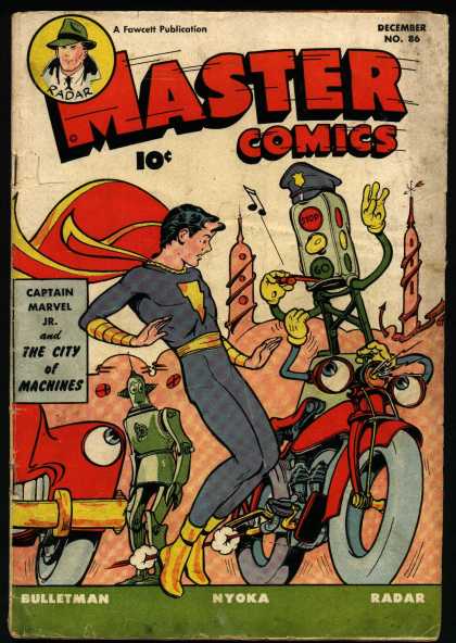Master Comics 86 - Master - Master Comics - Bullet Man - Captain Marvel Jr - The City Of Machines