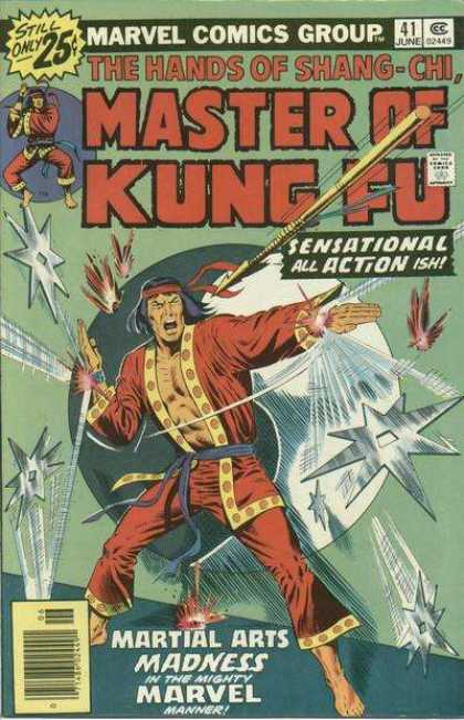 Master of Kung Fu 41 - Sensational All Action Ish - Martial Arts - Madness - In The Mighty Marvel Manner - Shnag-chi