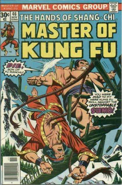 Master of Kung Fu 46 - Sumo Wrestler - Bridge - Fall - Fight - Mountain