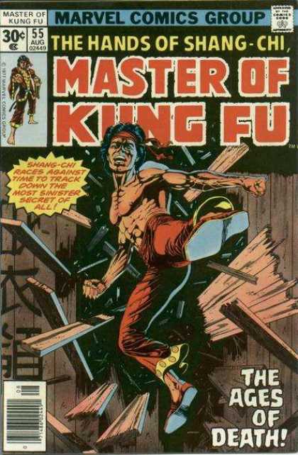 Marvel - Shang-chi - Ages Of Death - Kick - Muscles - Paul Gulacy Master of Kung Fu 55 - Marvel - Shang-chi - Ages Of Death - Kick - Muscles - Paul Gulacy