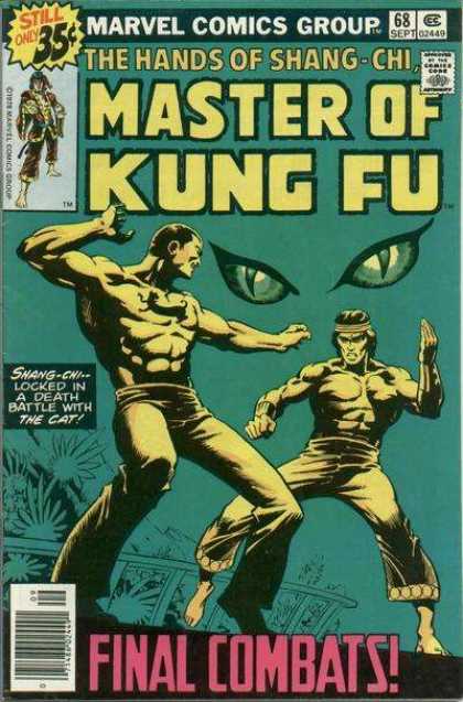 Shang-chi - The Cat - Martial Arts - Eyes - Muscles Master of Kung Fu 68 - Shang-chi - The Cat - Martial Arts - Eyes - Muscles