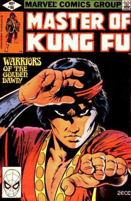 Warriors - Golden - Dawn - Hands - Bandana Master of Kung Fu 86 - Warriors - Golden - Dawn - Hands - Bandana