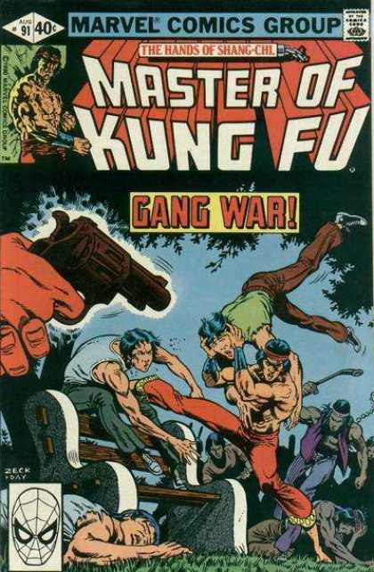 Master - Kung Fu - Gang War - Marvel - Comics Master of Kung Fu 91 - Master - Kung Fu - Gang War - Marvel - Comics