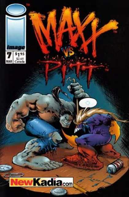 Maxx 7 - Vs Pitt - No 7 - March - Paperclip - Wrestle - Sam Kieth