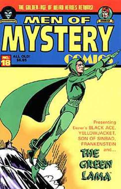 Men of Mystery 18 - Black Ace - Yellow Jacket - Son Of Sinbad - Frankenstein - The Green Lama