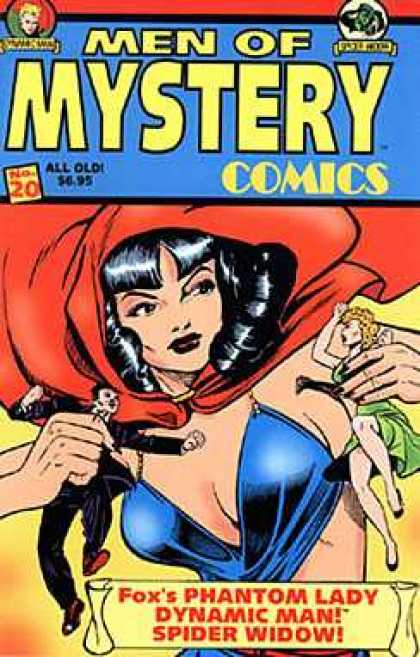 Men of Mystery 20 - No 20 - Gigantic Woman - Foxs Phantom Lady - Dynamic Man - Spider Widow