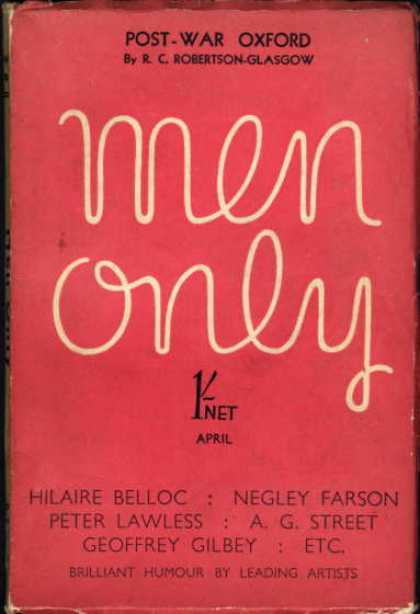 Men Only - 4/1936