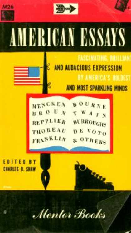 Mentor Books - American Essays - Charles B. Shaw