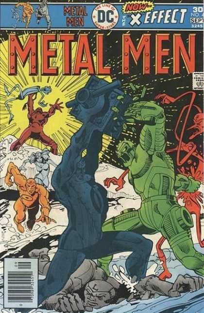 Metal Men 47 - War - X Effect - Battle - Robots - Terror - Walter Simonson